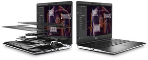 Station de travail mobile Dell Precision 7750, 17,3" (Intel I7-10850H/RTX 3000/32G/512G - Photo 1 sur 5
