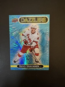 Teuvo Teravainen 2021 Upper Deck Dazzlers Blue Carolina Hurricanes #DZ-10 - Picture 1 of 2