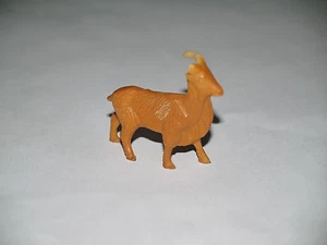FIGURINE  FERME  CHÈVRE TÈTE DROITE MARRON CLAIR (CASSE) - Imagen 1 de 2