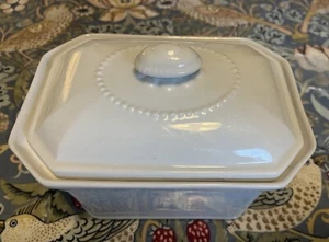 apilco white porcelain butter dish - Picture 1 of 5