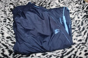 Gently Used Starter athletic pants - Girls sz 12/14 Navy with light blue strips - Picture 1 of 2
