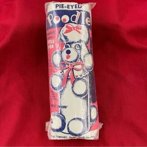 Vintage 1950’s Pie-Eyed Poodle Complete Crocheted Bottle Cover DIY Crochet Kit - Picture 1 of 8