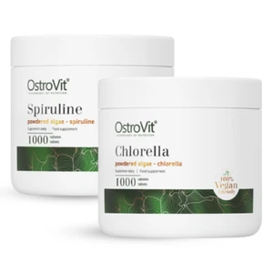 Ostrovit SPIRULINA -CHLORELLA 1000, 2000 tablets VEGE - Picture 1 of 8