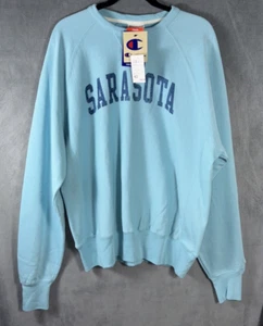 Champion Mens Reverse Weave Vintage Wash SARASOTA Crewneck Sweatshirt Sz M NEW - Picture 1 of 4