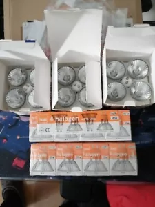 B & Q halogen MR16 240v 50w GU10 light bulbs New used other 23x bulbs - Picture 1 of 6