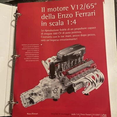 Ricambi motore Ferrari v12/65 De Agostini Vendita Blocco o Singoli - Immagine 1 di 4