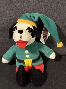 NEW Bean Bag Big Dogs Brand Plush 8” Puppy Christmas Elf Buddy NWT - Picture 1 of 10