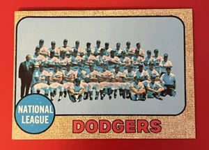 1968 Topps #168 Dodgers Team Card EX (J26) - Picture 1 of 2