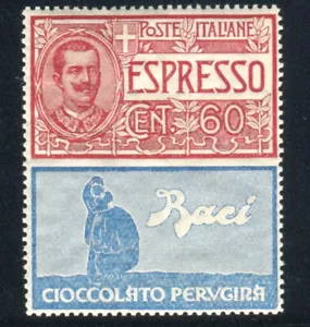1924/25 Regno Pubblicitari 60 cent Baci Perugina nuovo integro MNH ** lineare - Picture 1 of 1