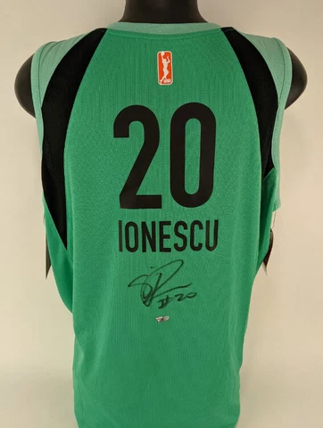 Sabrina Ionescu Autographed Signed New York Liberty Nike WNBA Jersey (Fanatics) Cover