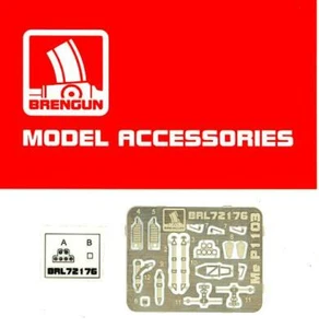Brengun Models 1/72 MESSERSCHMITT Me P.1103 Fighter DETAIL SET Photo Etch Set - Picture 1 of 4