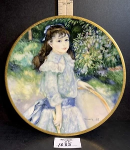 Pickard China The Children of Renoir Girl With A Hoop Decorative Plate Vintage - Picture 1 of 7