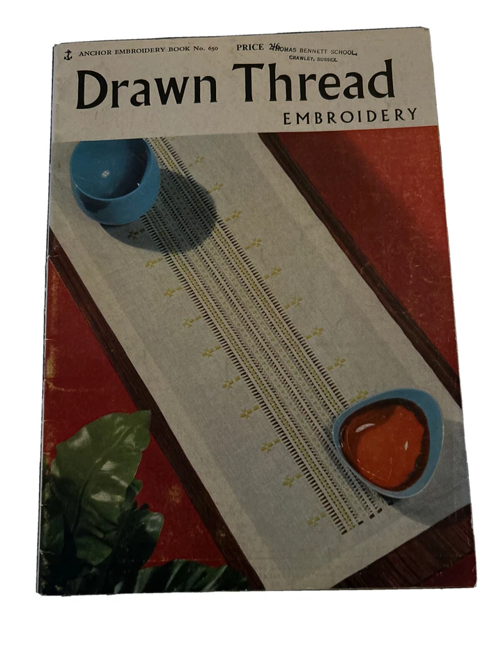 Drawn Thread Embroidery: Anchor Embroidery Book No. 650 1959 - Image 1 of 1