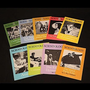 Scientology Promo Brochures Collection Pub 1976 Total 9 L Ron Hubbard Books - Bild 1 von 13