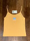 Levi’s Juniors Spaghetti Strap Tank Top Orange Size Large Brand New With Tags