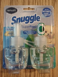 RENUZIT SNUGGLE "LINEN ESCAPE" SCENTED ESSENTIAL OIL REFILLS - 2 Pack - Picture 1 of 2