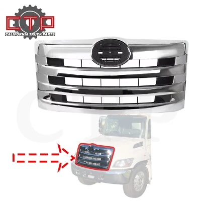 Chrome Grille for 2011-2016 Hino 258 268 338 Replacement 2062665632 Foto 1 de 4