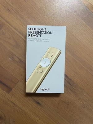 Logitech Spotlight Wireless Presentation Remote - Gold - Image 1 of 2
