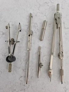 Helix Compass Draftsman Equipment includes spare leads + Case Excellent conditio - Picture 1 of 3