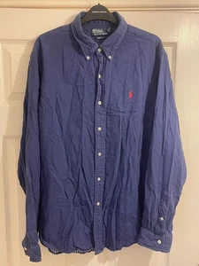 Polo Ralph Lauren Slim Fit Men's Shirt Long Sleeve Button Up Cotton Size XL -L2 - Picture 1 of 9