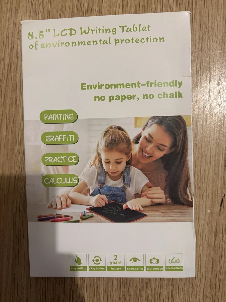 8.5" Electronic LCD Digital Writing Tablet Drawing Board Graphics Kids Gift UK  - Image 1 of 1