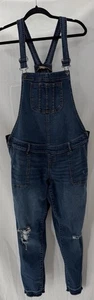 Indigoblaue Umstandslatzhose Gr. L Denim Capsule Trendy Distressed Comfort Chic - Bild 1 von 15