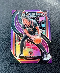JA'KOBE WALTER 2024-25 SELECT PREMIER LEVEL ROOKIE PURPLE PRIZM RC /99 - Bild 1 von 2