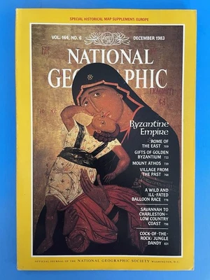 National Geographic Magazine BYZANTINE EMPIRE December 1983 GREECE, ROMANIA - Image 1 of 4