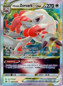 SWSH: Sword & Shield Promo Cards #SWSH298 Hisuian Zoroark VSTAR - Picture 1 of 2