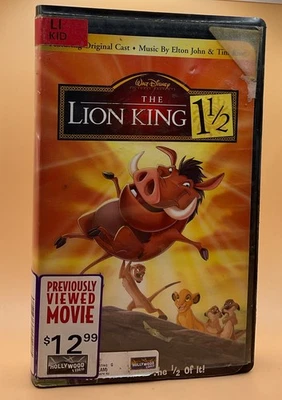Lion King 1 1/2 VHS Disney Clamshell VHS **Buy 2 Get 1 Free** Foto 1 de 3