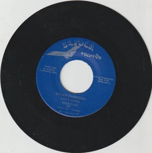 Sebastian: Never Changing Love Song/Freedom Rain 45rpm Glider Records - Picture 1 of 4