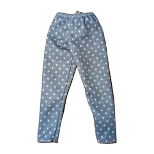 BARBIE DOLL 2009 FASHIONISTAS MATTEL Blue & White Polka Dot Pants Capris  - Picture 1 of 2