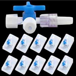 5Pcs 3-Way Stopcock for Clinical Hospital Luer Lock Adapter - Foto 1 di 11