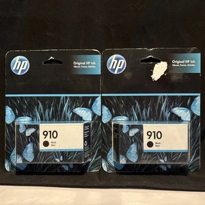 2x HP 910 Original Tintenpatrone Schwarz Garantie endet 12/2021 Neu Versiegelt - Bild 1 von 5