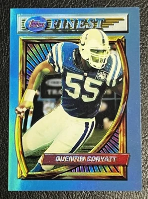 1994 Topps Finest #166 Quentin Coryatt Refractor Indianapolis Colts  - Image 1 of 2