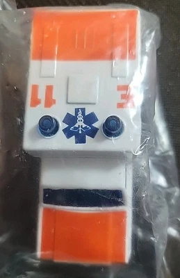 Vintage Matchbox Superfast Ambulance 1977 1994 Paramedics White Orange Die Cast - Image 1 of 4