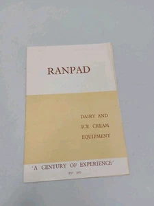 Ranpad Dairy And Ice cream Equipment Catalogue 1949 - Picture 1 of 4