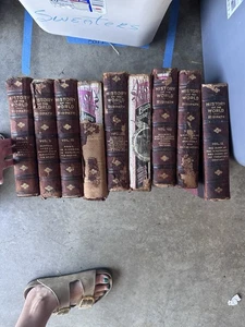 Antique 9 Volume  set “History of the World” by John Clark Ridpath ￼ - Imagen 1 de 11