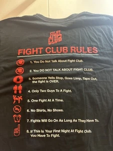 Fight Club Shirt Herren 4XL Rules Graphic Tee Mad Engine 20th Century Studios - Bild 1 von 7
