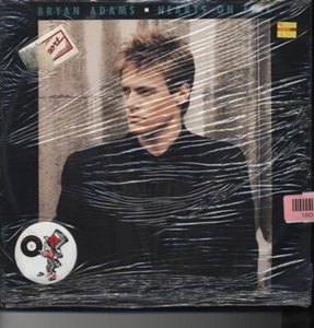 SEALED Bryan Adams hearts on fire Import 1987 single Record LP Vinyl - Picture 1 of 7