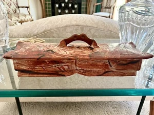 JOHN GLICK POTTERY Mid-Century Cranbrook rechteckige Deckeldose Schmuck/Schmuckstück - Bild 1 von 19