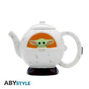 The Mandalorian Grogus The Child Raumschiff Teekanne Star Wars Yoda Teapot Merch - Bild 1 von 8