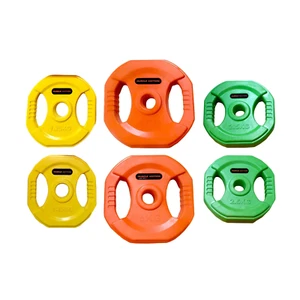 Muscle Motion Standard Colour Rubber Coated Weight Plates (Pair) - Picture 1 of 4