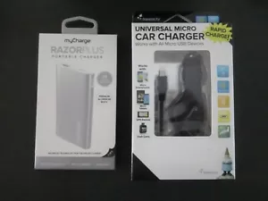 myCharge RazorPlus 4000 mAh Portable Charger Power Bank Battery USB 2.4 A Output - Picture 1 of 5