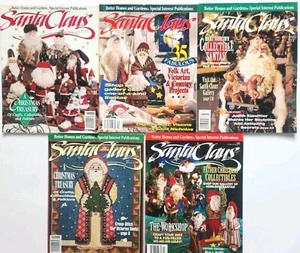 BH&G Santa Claus Christmas Magazines 1991 1992 1993 1994 1995 Special Issues - Picture 1 of 11