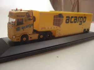 What a Combi Scania CS Acargo mit Volumenauflieger Acargo - topp Truck. - Bild 1 von 8