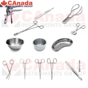 Basic Normal Delivery instruments Set 17 Pieces Gynecology Delivery Set - Picture 1 of 2
