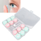 Contact Lens Case Professional Simple Portable Cosmetic Contact Lenses Box H Gs0
