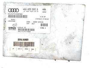 2007-2010 Audi A6 Quattro Sirius Satellite Radio Module 4E0035593D OEM | N4-2