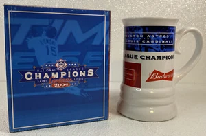 ST LOUIS CARDINALS BEER STEIN 2004 NATIONAL LEAGUE CHAMPIONS - Picture 1 of 6